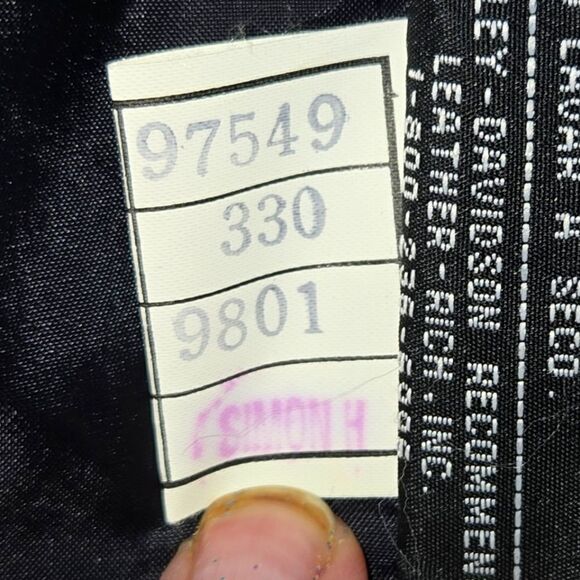 NWOT Authentic Harley Davidson Leather Vest - Picture 12 of 14